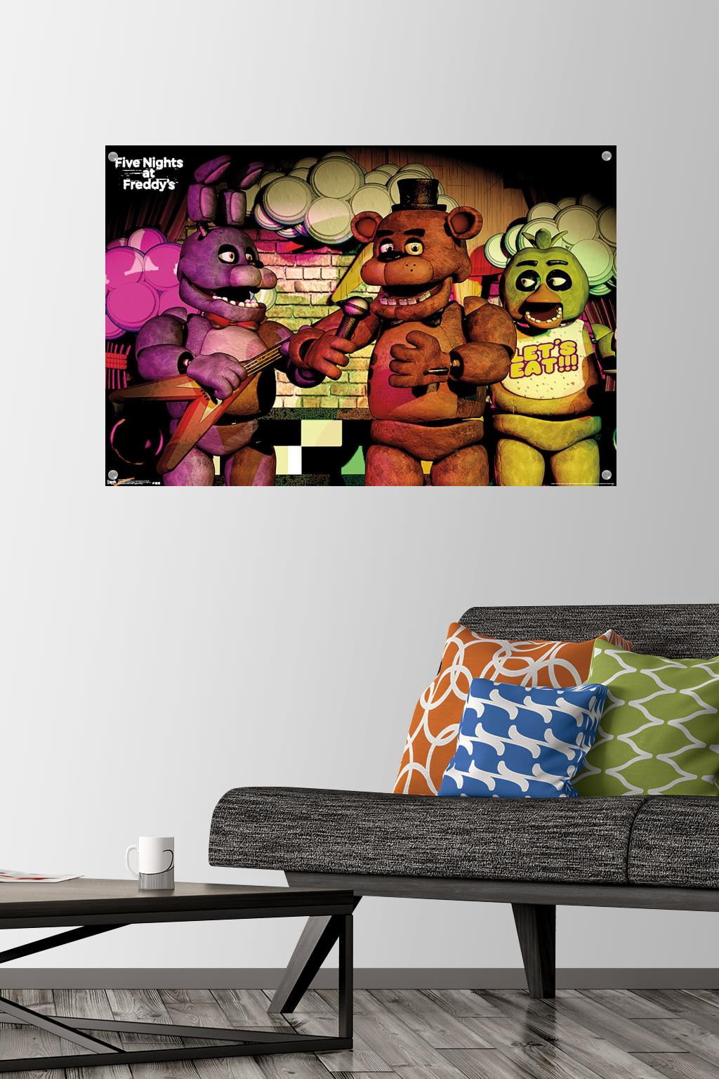 Five Nights at Freddy's - Band Wall Poster with Push Pins, 22.375" x 34"