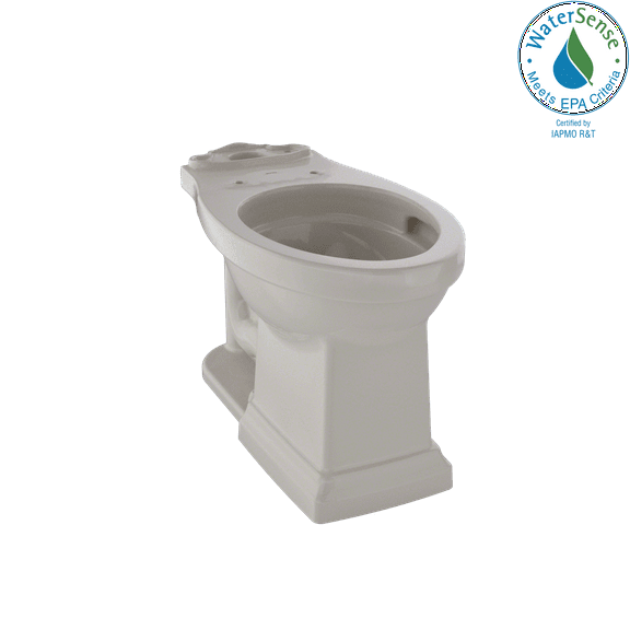 TOTO® Promenade® II Universal Height Toilet Bowl with CEFIONTECT, Bone - C404CUFG#03