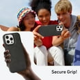 thumbnail image 7 of for iPhone 13 Pro Max Case, Built-in Magnetic Compatible with Mag-Safe, [Anti-Scratch Skin-Friendly Microfiber Lining], PU Leather Slim Shockproof Protective Cover Support Magnetic Car Mount, Black, 7 of 7