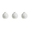 thumbnail image 2 of Guardoinrt Solid And Anti-corrosion Ceramic Vase Providing For Furniture Atificial Flower White White 3Set, 2 of 6