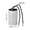 thumbnail image 2 of CBB60 9uF Running Capacitor, AC 450V 2 Wires 50/60Hz Cylinder 60x35mm for Motor Start, 2 of 5