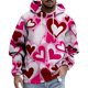 thumbnail image 2 of WILLBEST Sudaderas Navideñas para Hombres y Mujeres con La Misma Sudadera De San Valentín, Diseño Casual para Parejas, con Capucha, Tendencia De Impresión Cómoda y Aficionada. Grande, 2 of 5