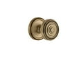 thumbnail image 4 of Grandeur Geosol_Prv_238 Georgetown Solid Brass Rose Privacy Knob Set - Grey, 4 of 5