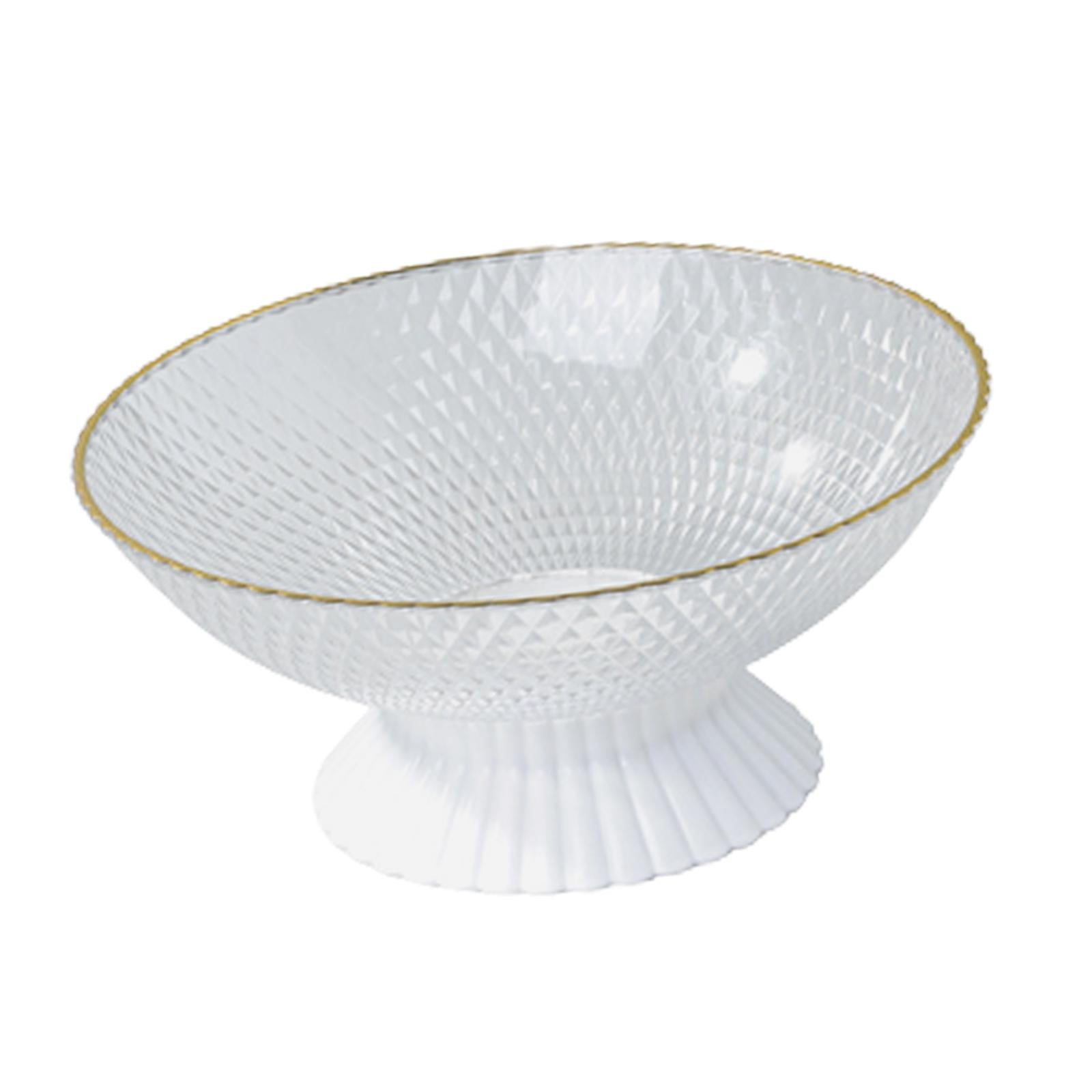 Decorative Pedestal Bowl Centerpiece Holder Bowl Organization Round