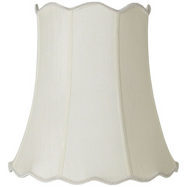 Imperial Shade Creme Large Scallop Bell, 18 Inch Long Lamp Shades