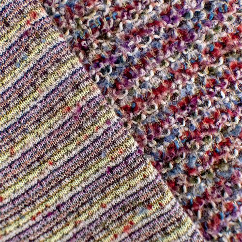 Multi Wool Blend Novelty Textured Sweater Knit, Fabric By the Yard