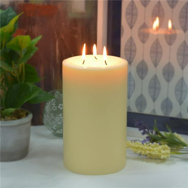 5 x 8 in. Pillar Candle, Ivory