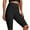 Black, variant on Compression Shorts for Women Seamless Yoga Workout Biker Capris Summer Running Active Knee Length Pants Black XL