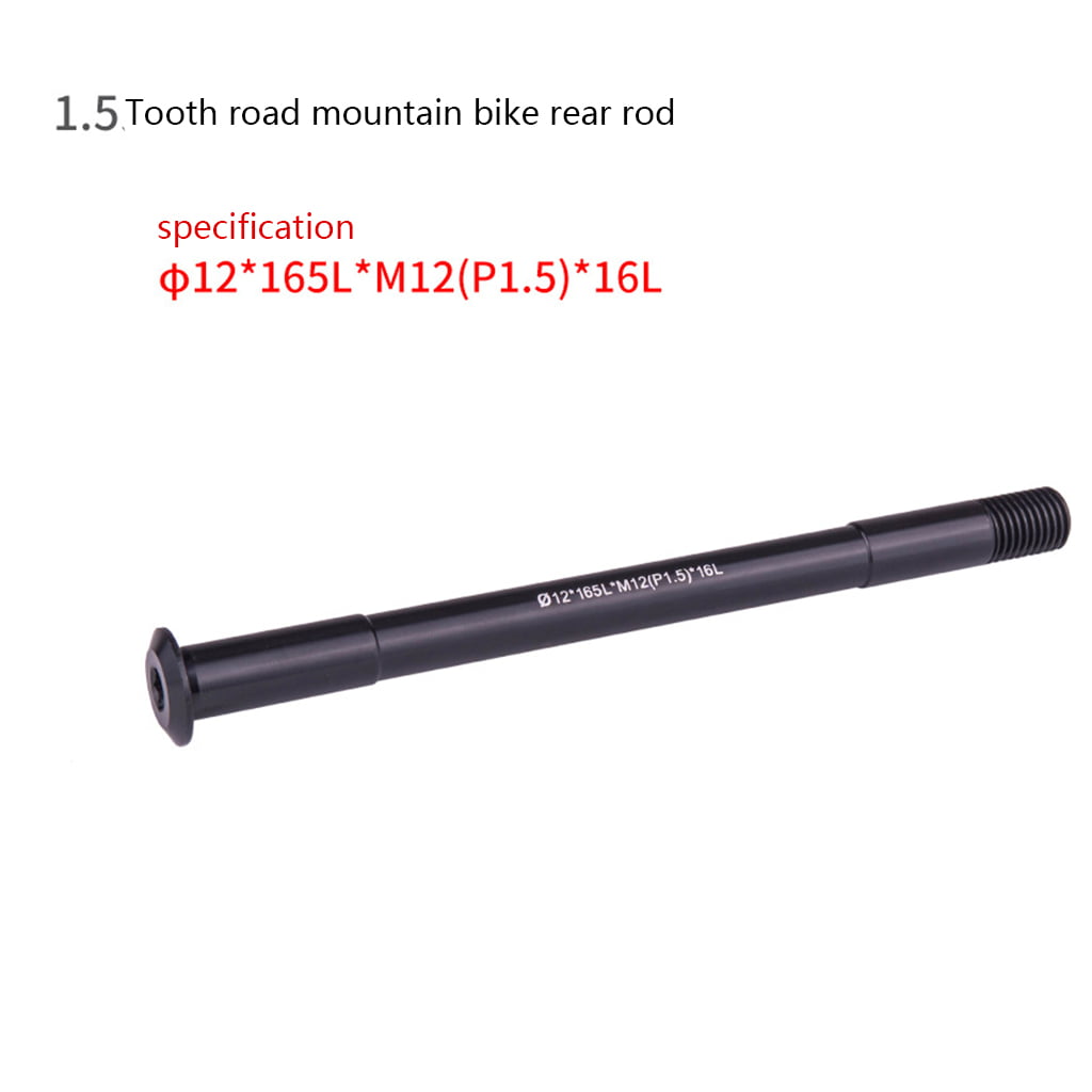 12/15mm Front Fork Thru Axle Front Rear Hub Wheel Axis Bike Shaft Hub Skewers 