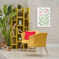 thumbnail image 2 of Stupell Industries Pink Tulip Twin Blossoms Floral Painting Gray Framed Art Print Wall Art, 20 x 30, 2 of 8