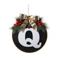 thumbnail image 2 of Fiudx Decoraciones Navideñas Interiores Suministros De Decoración Navideña, Corona Navideña Con Letras En Inglés, Decoración Del Hogar, Colgante Para Puerta, 2 of 3