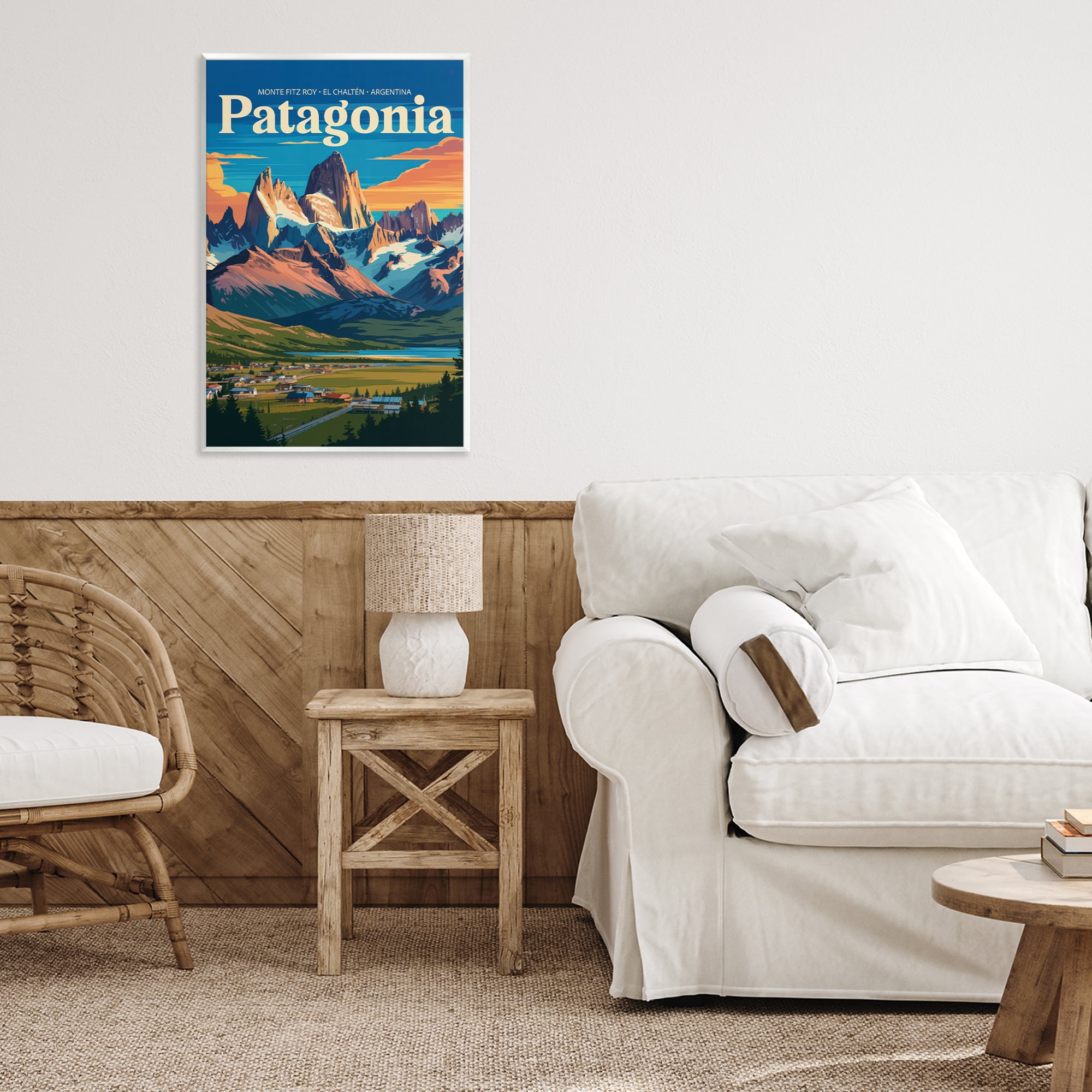 Stupell Industries Patagonia Valley Landscape Wall Plaque Art, design by Andreas Magnusson