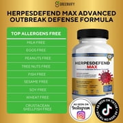 GreenVify HerpesDefend Max Advanced Outbreak Defense Formula