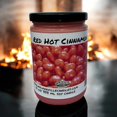 thumbnail image 2 of Red Hot Cinnamon Vegan Coconut Soy 12 oz/ 355 ml Candle Hand-poured, Eco-friendly, Clean Burning, Bakery, Food, Drink Wood Wick, 2 of 5