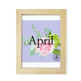 thumbnail image 1 of Marco de foto de madera Unbranded Patrón de abril rosa encantador 7x9 pies, 1 of 4