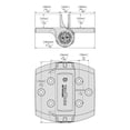 thumbnail image 2 of D&D Technologies TCHD1L2S3BT TruClose Adjustable Self Closing Heavy Duty Gate Hinges With 2 Side Legs For All Gate Types Black, 2 of 5