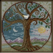Mill Hill Buttons & Beads Counted Cross Stitch Kit 5"X5"-Tree Of Life (14 Count)
