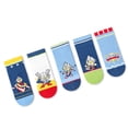 thumbnail image 4 of 5 pares de calcetines de algodón para bebé, calcetines deportivos transpirables con patrón de dibujos animados de tubo medio para niños y niñas XL 19-23cm para 9-12 años, 4 of 5