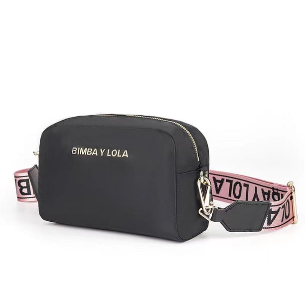 Bolso de mujer BIMBA español pequeño cuadrado Y Bandolera removible LOLA bandolera de un solo hombro con letras