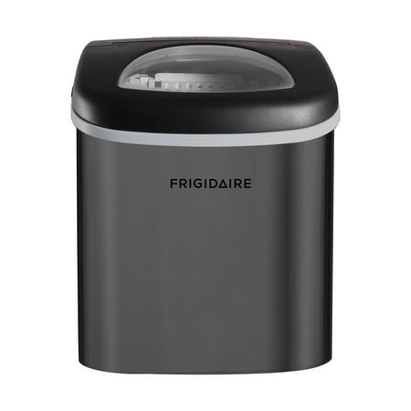 Frigidaire 26 lb Bullet Ice Maker Black Stainless Steel - compact, high-capacity icemaker producing bullet-shaped ice ideal for kitchens, parties, and entertaining