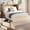 Beige Full, variant on Twin Murphy Bed with Storage Drawer,Rustic & Scandinavian Style Foldable Bed Cabinet with Charging Station,Hideaway Paltform Panel Bed for Small Spaces,Guest Room,Office,Apartment,Golden Brown