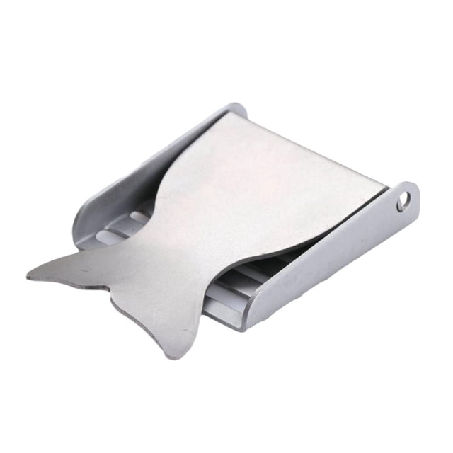 Hebilla de cinturón de peso para buceo Cola Acero inoxidable 6 cm x 8 cm
