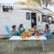 thumbnail image 3 of Mesa plegable de 6 pies, portátil, plástica con asa para picnic, fiesta y camping, 3 of 7