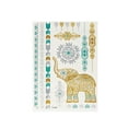 thumbnail image 2 of Wrapables® Celebrity Inspired Temporary Tattoos in Metallic Gold Silver and Black (6 Sheets), Large, Indian Motif, 2 of 8