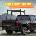 thumbnail image 2 of QinaQin Retractable Truck Ladder Rack, Heavy Duty Pickup Bed Rack for Kayaks, Surfboards, tim-ber and Ladders, 2 of 7