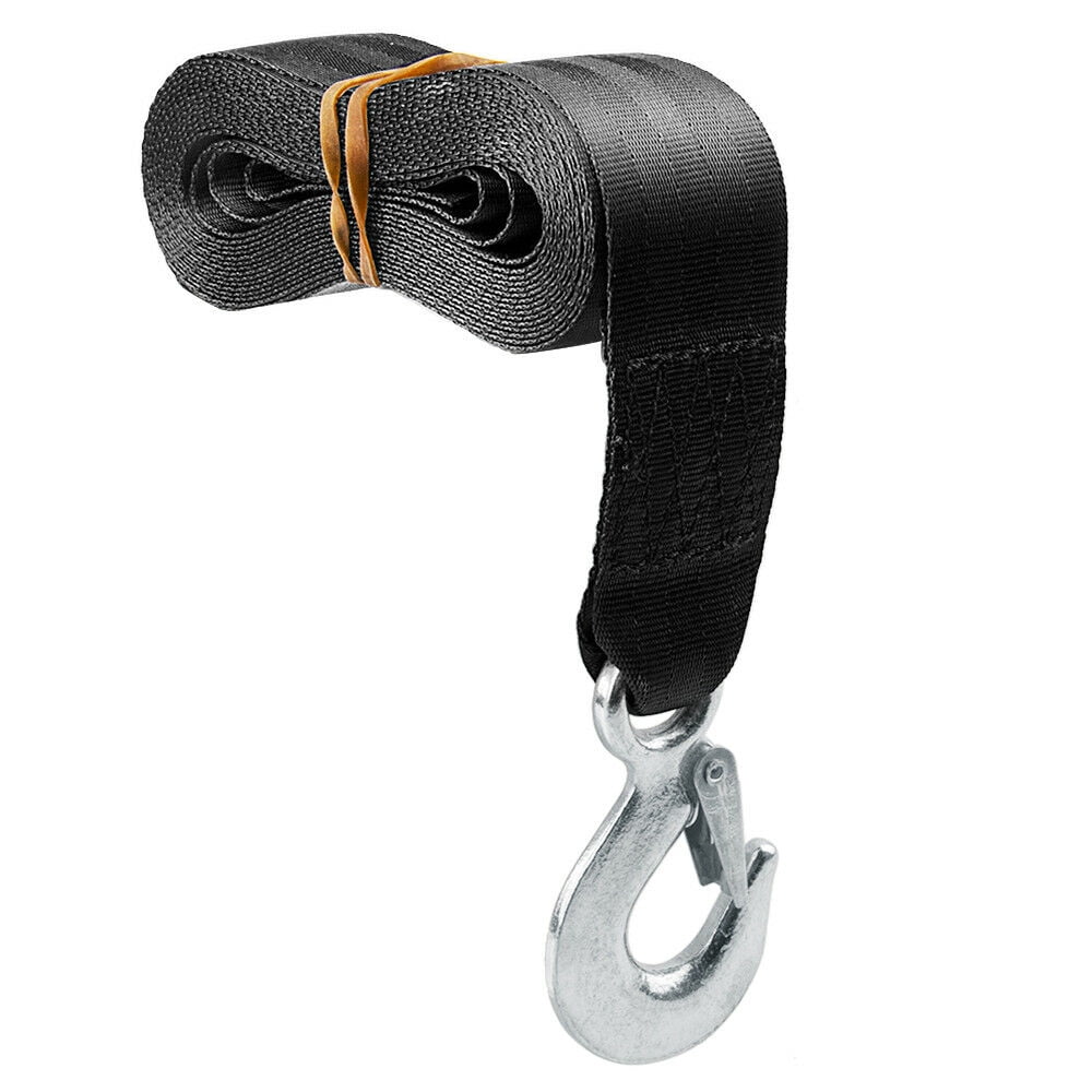 Winch Strap with Hook for Boat Trailer Heavy Duty Replacement Capascity 3000 Lbs 