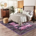 thumbnail image 5 of Ultrug Vintage Rugs Soft Accent Area Rug for Bedroom Living Room Home Decor Boho Carpet,5'x8',Purple, 5 of 7