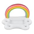 thumbnail image 5 of M Buder Inflatable Rainbow Cloud Drink Holder Floating Beverage Salad Fruit Serving Bar For Pool Parties Summer Beach Leisure Water Fun Decorations Large Capacity PVC Pool Cooler 37.4 In / 95 Cm, 5 of 9