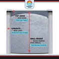 thumbnail image 6 of Lake Effect Pools 18' x 33' x 52" Height Oval Lifestyle Above Ground Swimming Pool with 25 Gauge Solid Blue Liner, 6 of 7
