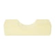 thumbnail image 2 of Almohada cervical profesional con soporte para pestañas, espuma viscoelástica suave. Amarillo, 2 of 6