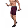 thumbnail image 4 of Midnight Navy Blue Men Summer Running Shorts Gym Mens Sport Compression Tights Quick Drying Training Fitness Compression Gym Shorts M, 4 of 9