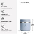 thumbnail image 3 of Flasque Hydro 20 Oz en Acier Inoxydable, Pot Alimentaire Isolé, Surf, 3 of 6