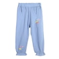thumbnail image 2 of UJNDER Print Outdoor Girls Thin Pants Breathable Cartoon Pants Kids Pants,Light Blue,3-4 Years, 2 of 4