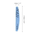 thumbnail image 4 of Unique Bargains Half-moon Sponge Nail Files 5 Pcs Blue, 4 of 6