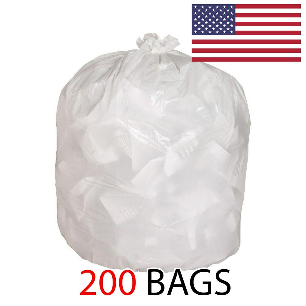 Ox Plastics 13 Gallon Kitchen Garbage Bags 1.5mil thick, Heavy Duty