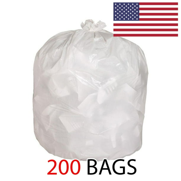 Ox Plastics 13 Gallon Kitchen Garbage Bags 1.5mil thick, Heavy Duty