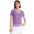 thumbnail image 2 of Suéter casual elegante Kistore para mujer, color morado de verano, talla 2XL, 2 of 5