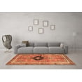 thumbnail image 3 of Ahgly Company Indoor Square Persian Brown Traditional Area Rugs, 4' Square, 3 of 4