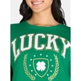 thumbnail image 4 of St. Patrick’s Day Women's Graphic Sweatshirt from Way to Celebrate, Sizes S-XXXL, 4 of 5