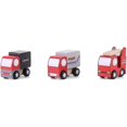 thumbnail image 2 of Juego de vehículos de madera de 12 piezas, coche de juguete de dibujos animados para niños, juguete de educación temprana (hy), 2 of 4