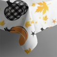 thumbnail image 5 of Autumn Halloween Pumpkins Pattern Square Tablecloth,Waterproof Square Table Cover,Wipeable Spillproof Washable Table Cover for Home Kitchen Party Decor 42"X42"(107x107cm), 5 of 6