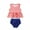 Red Striped Shorts Set, variant on oddler Girls 4th of July Pool Bikini American Flag Star Bathing Suits, 2-pcs, Red