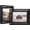 Black, variant on 2 Pack 4x6 Rotating Floating Picture Frames,Double-Sided Display with HD Glass Front Wooden Distressed Frame for Vertical or Horizontal Tabletop Display, Black