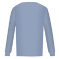 thumbnail image 5 of QASIEATN Sweatshirt for Graceful Women Fashion, Fall Tops Loose Fit Pleated Long Sleeve Shirts Casual Crewneck Floral Print Blouse Plus Size Tees, Womens Fall Tops, 5 of 5
