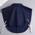 thumbnail image 4 of Detachable Shirt Collar for Women, Collar Blouse Insert with Rhinestones for Party Office Holiday Outs(5#Navy), 4 of 5