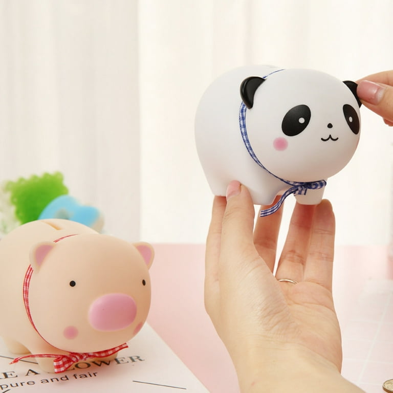 Animal Design Money Box Anti-breaking PVC Little Pig Rabbit Saving